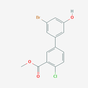 3-Bromo-5-(4-chloro-3-methoxycarbonylphenyl)phenol, 95%