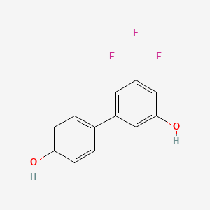 5-(4-Hydroxyphenyl)-3-trifluoromethylphenol, 95%
