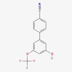5-(4-Cyanophenyl)-3-trifluoromethoxyphenol, 95%