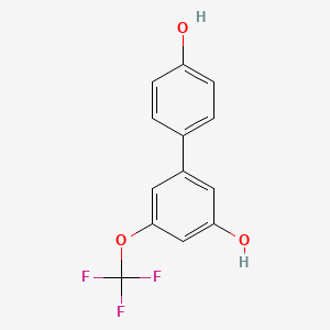 5-(4-Hydroxyphenyl)-3-trifluoromethoxyphenol, 95%