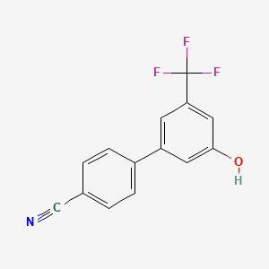 5-(4-Cyanophenyl)-3-trifluoromethylphenol, 95%