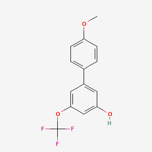 5-(4-Methoxyphenyl)-3-trifluoromethoxyphenol, 95%