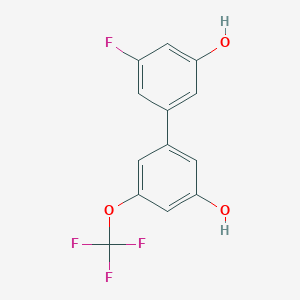 5-(3-Fluoro-5-hydroxyphenyl)-3-trifluoromethoxyphenol, 95%