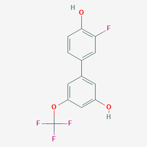 5-(3-Fluoro-4-hydroxyphenyl)-3-trifluoromethoxyphenol, 95%