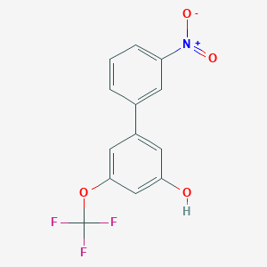 5-(3-Nitrophenyl)-3-trifluoromethoxyphenol, 95%