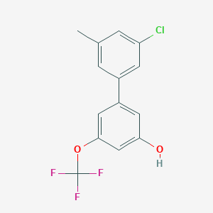 5-(3-Chloro-5-methylphenyl)-3-trifluoromethoxyphenol, 95%