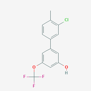 5-(3-Chloro-4-methylphenyl)-3-trifluoromethoxyphenol, 95%