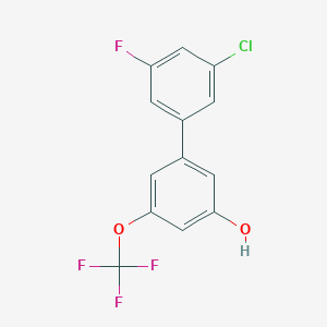 5-(3-Chloro-5-fluorophenyl)-3-trifluoromethoxyphenol, 95%