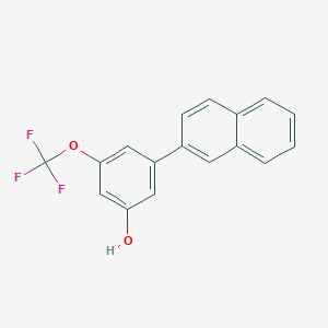 5-(Naphthalen-2-yl)-3-trifluoromethoxyphenol, 95%