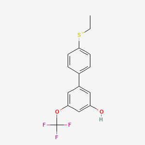 5-(4-Ethylthiophenyl)-3-trifluoromethoxyphenol, 95%