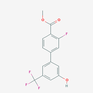 5-(3-Fluoro-4-methoxycarbonylphenyl)-3-trifluoromethylphenol, 95%