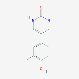 5-(3-Fluoro-4-hydroxyphenyl)-2-hydroxypyrimidine, 95%