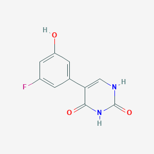 (2,4)-Dihydroxy-5-(3-fluoro-5-hydroxyphenyl)pyrimidine, 95%