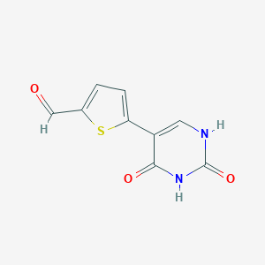 5-(5-Formylthiophen-2-yl)-(2,4)-dihydroxypyrimidine, 95%