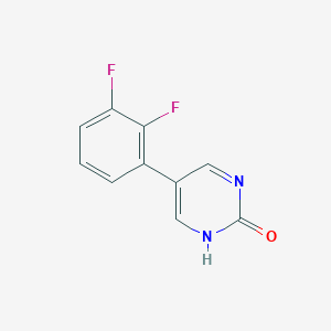 B6385437 5-(2,3-Difluorophenyl)-2-hydroxypyrimidine, 95% CAS No. 1111103-65-1