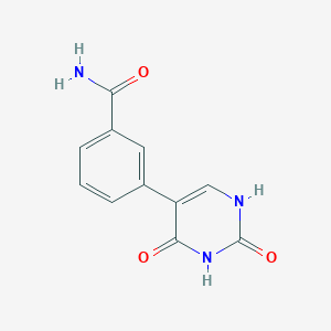 5-(3-Aminocarbonylphenyl)-(2,4)-dihydroxypyrimidine