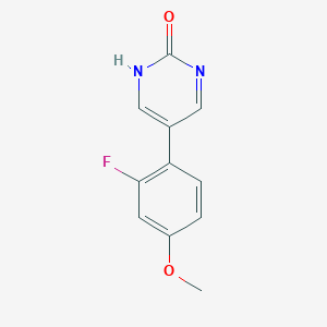 5-(2-Fluoro-4-methoxyphenyl)pyrimidin-2-ol