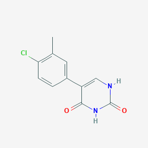 5-(4-Chloro-3-methylphenyl)-(2,4)-dihydroxypyrimidine