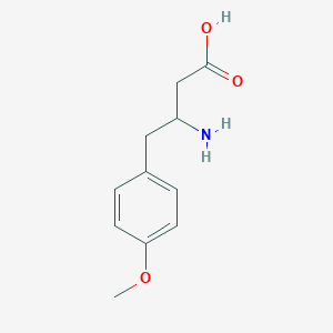 molecular formula C11H15NO3 B063857 3-Amino-4-(4-methoxyphenyl)butanoic acid CAS No. 189693-74-1