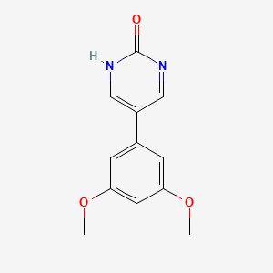 5-(3,5-Dimethoxyphenyl)-2-hydroxypyrimidine, 95%
