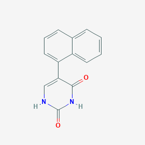 molecular formula C14H10N2O2 B6385767 (2,4)-Dihydroxy-5-(naphthalen-1-yl)pyrimidine, 95% CAS No. 1261986-86-0