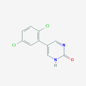 5-(2,5-Dichlorophenyl)-2-hydroxypyrimidine, 95%