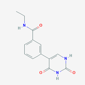 (2,4)-Dihydroxy-5-[3-(N-ethylaminocarbonyl)phenyl]pyrimidine