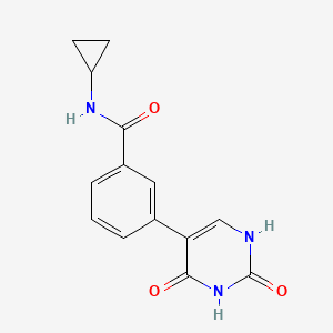 5-[3-(Cyclopropylaminocarbonyl)phenyl]-(2,4)-dihydroxypyrimidine, 95%