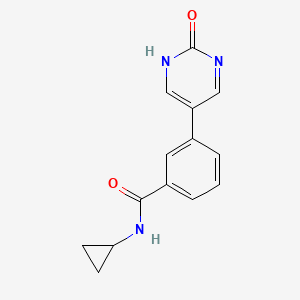 5-[3-(Cyclopropylaminocarbonyl)phenyl]-2-hydroxypyrimidine