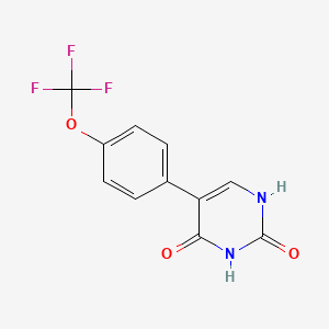 (2,4)-Dihydroxy-5-(4-trifluoromethoxyphenyl)pyrimidine