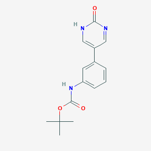 5-(3-BOC-Aminophenyl)-2-hydroxypyrimidine, 95%