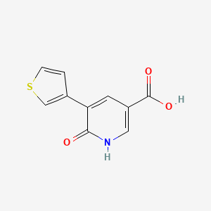6-Hydroxy-5-(thiophen-3-yl)nicotinic acid, 95%