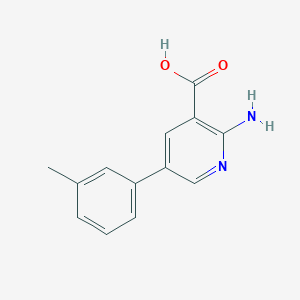 2-Amino-5-(3-methylphenyl)nicotinic acid, 95%