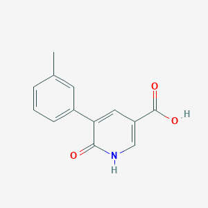 6-Hydroxy-5-(3-methylphenyl)nicotinic acid, 95%