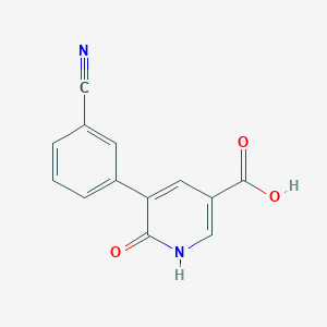 5-(3-Cyanophenyl)-6-hydroxynicotinic acid, 95%
