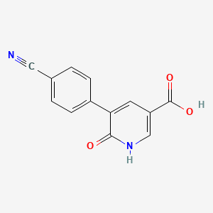 5-(4-Cyanophenyl)-6-hydroxynicotinic acid, 95%