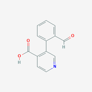 3-(2-Formylphenyl)isonicotinic acid, 95%