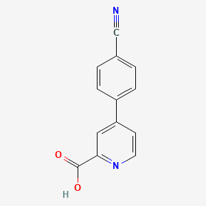 4-(4-Cyanophenyl)picolinic acid, 95%