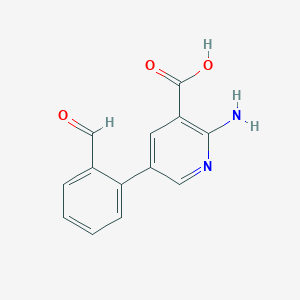 2-Amino-5-(2-formylphenyl)nicotinic acid, 95%
