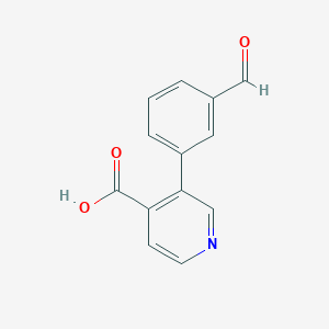 3-(3-Formylphenyl)isonicotinic acid, 95%