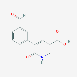 5-(3-Formylphenyl)-6-hydroxynicotinic acid, 95%