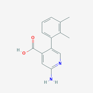 2-Amino-5-(2,3-dimethylphenyl)isonicotinic acid, 95%