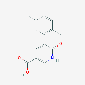 5-(2,5-Dimethylphenyl)-6-hydroxynicotinic acid, 95%