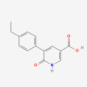 5-(4-Ethylphenyl)-6-hydroxynicotinic acid, 95%