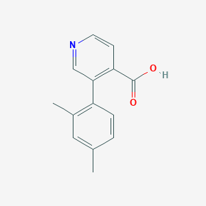 3-(2,4-Dimethylphenyl)isonicotinic acid, 95%