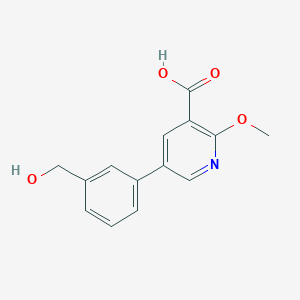 molecular formula C14H13NO4 B6387079 MFCD18316934 CAS No. 1261967-87-6