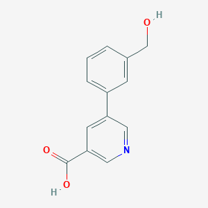 5-(3-(Hydroxymethyl)phenyl)nicotinic acid