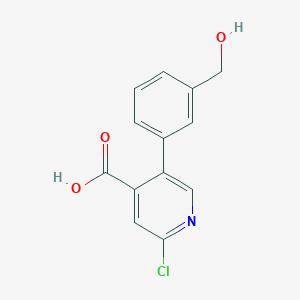 molecular formula C13H10ClNO3 B6387108 MFCD18316936 CAS No. 1261967-92-3