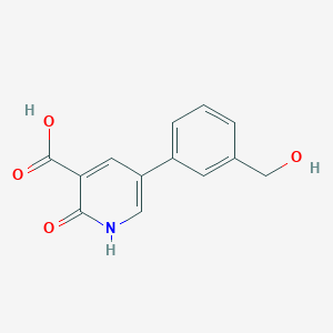 2-Hydroxy-5-(3-hydroxymethylphenyl)nicotinic acid