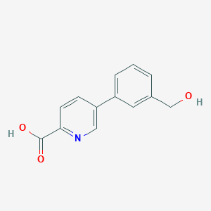 5-(3-(Hydroxymethyl)phenyl)picolinic acid